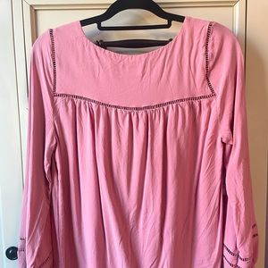 Light pink blouse. Beautiful material.